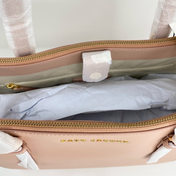 🔥 NEW MARC JACOBS COMMUTER LEATHER TOTE - BALLET - Picture 9 of 10